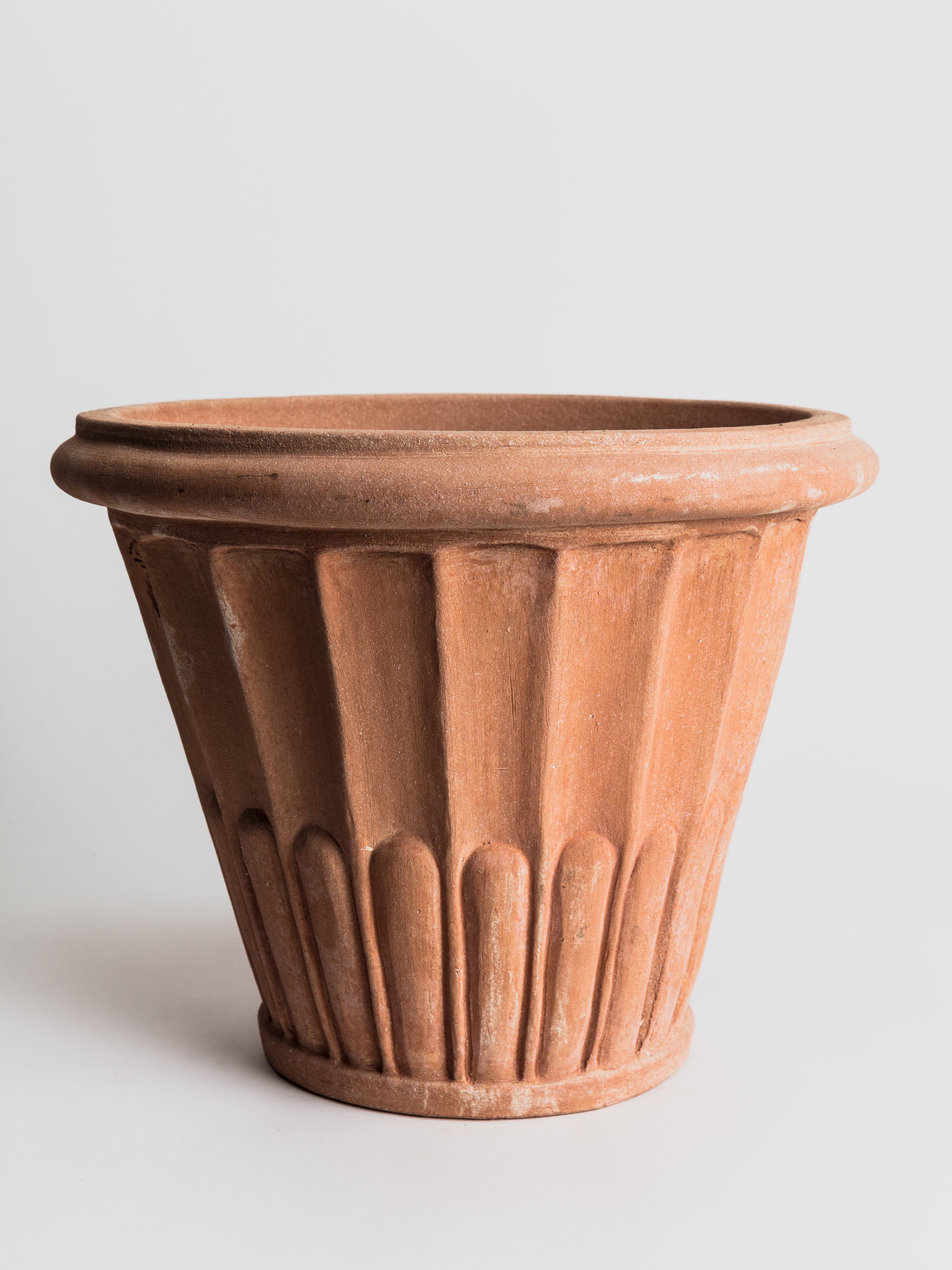 Vaso Scannellato - Terracotta Pottery M.I.T.A.L