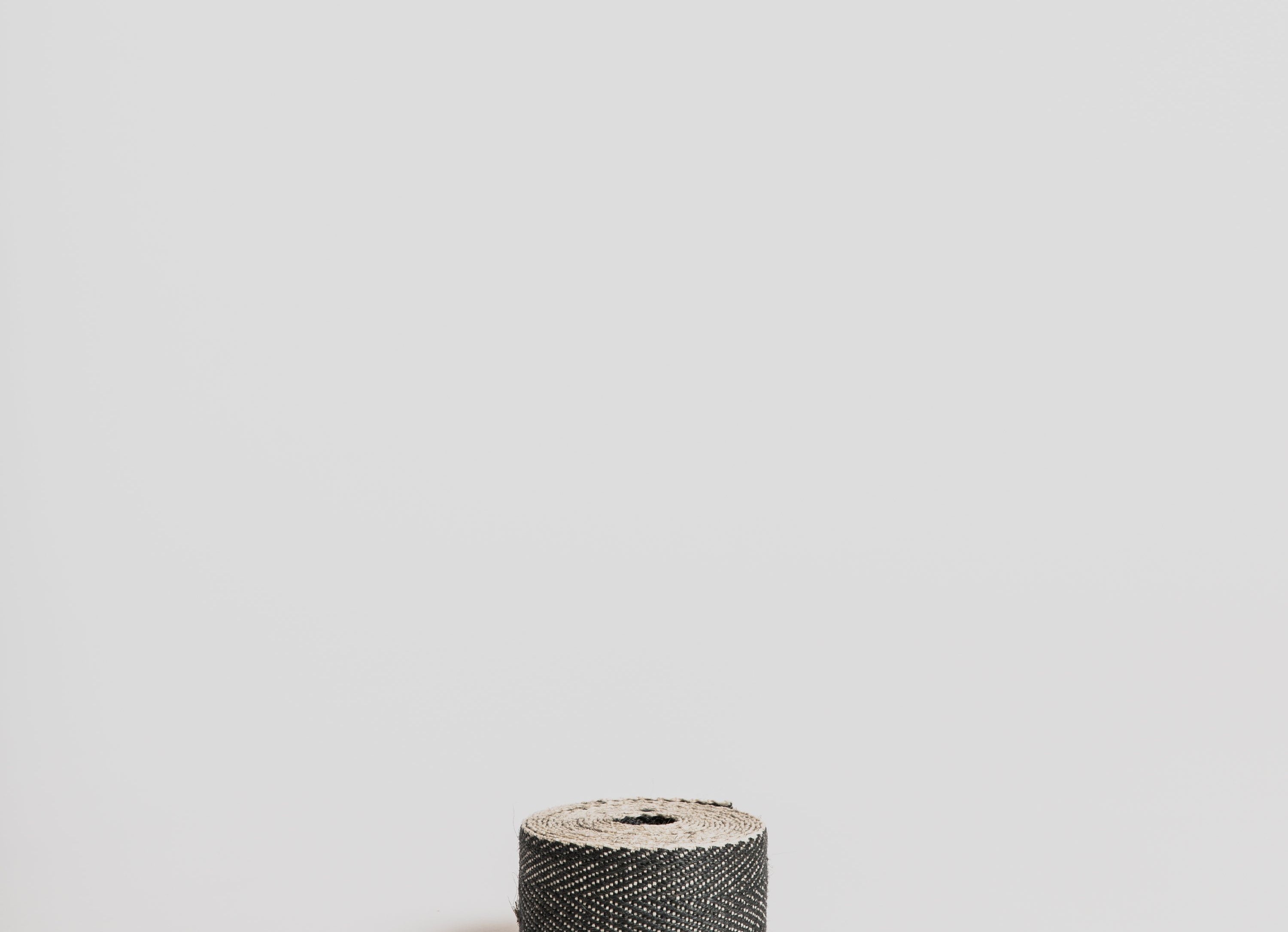 Webbing - Black Herringbone Jute Twine Nutscene