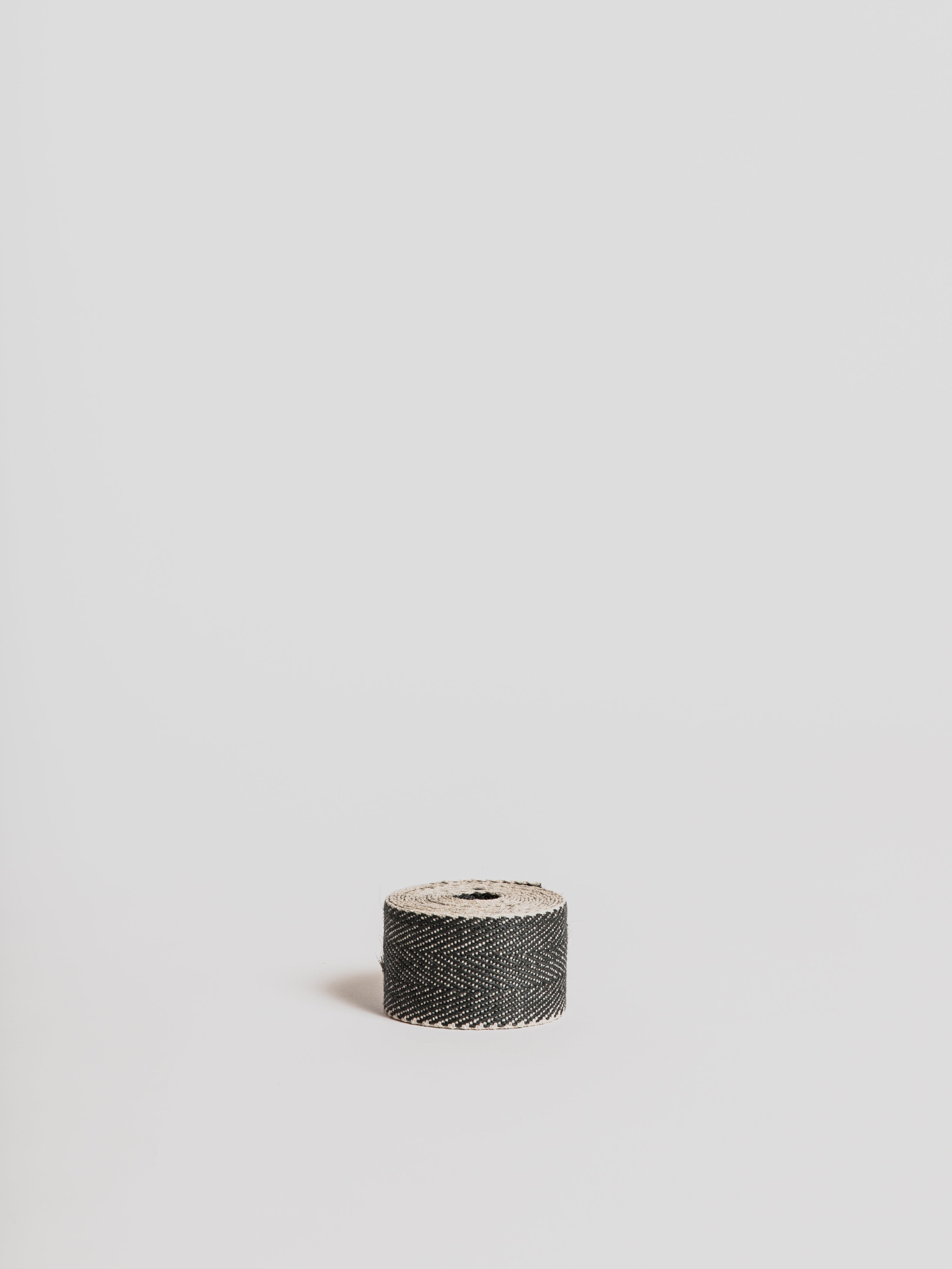 Webbing - Black Herringbone Jute Twine Nutscene