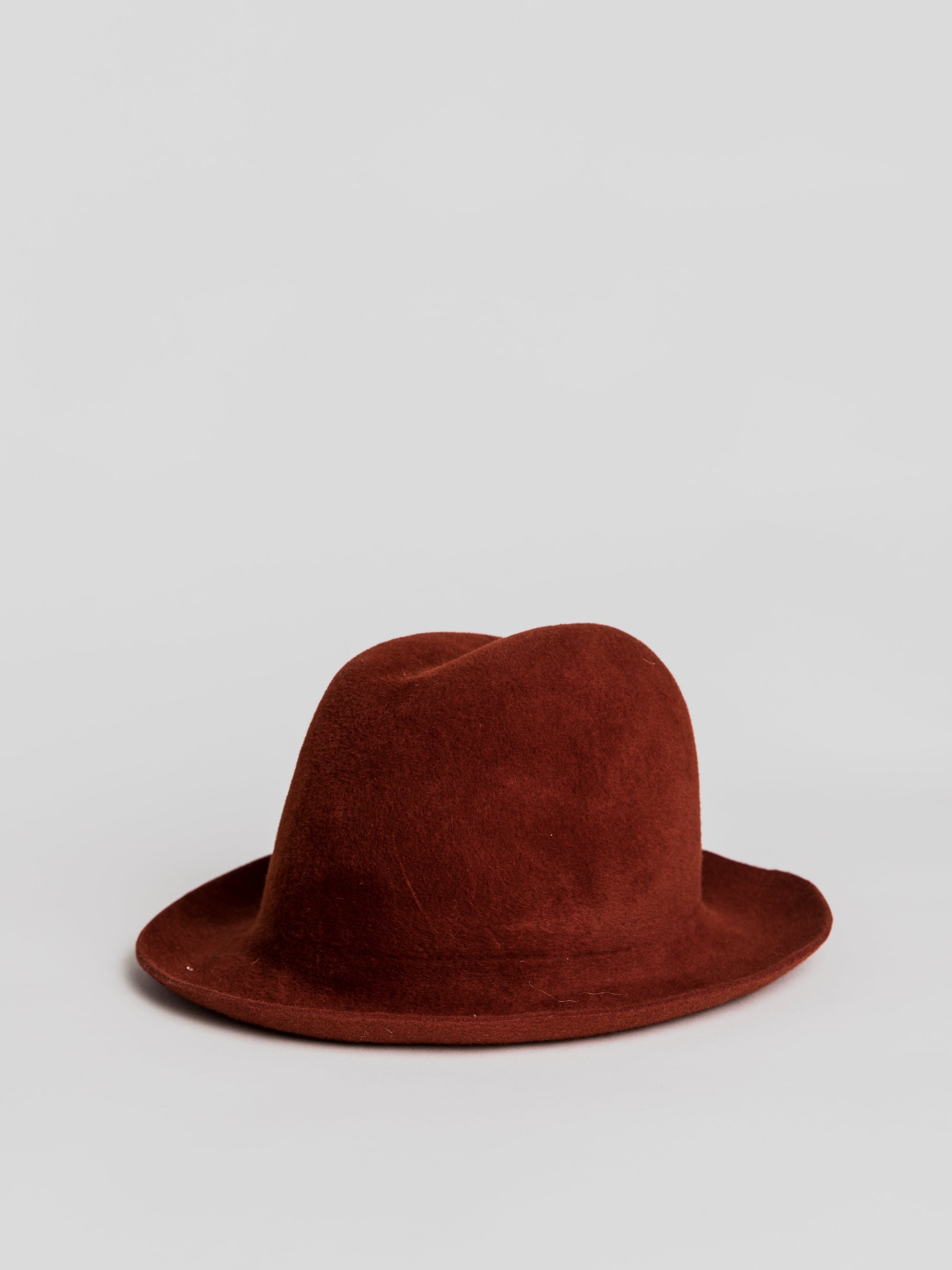 Wool Felt Hat - Fedora Curvy Tile Hats éN Hats