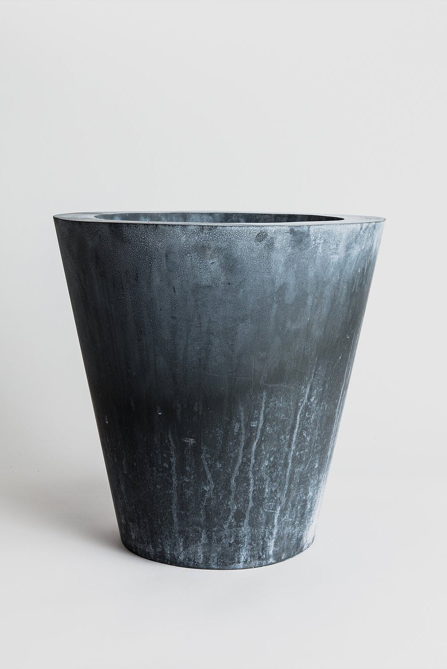 Zinc Round Conical - Raw Zinc Pot Domani