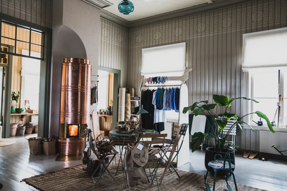 Inside the store