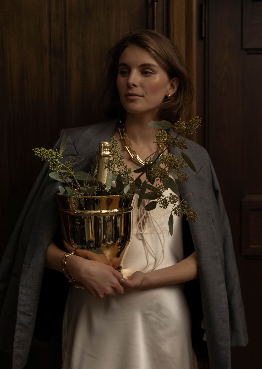 Champagne & Wine cooler - Brass — Skultuna 8
