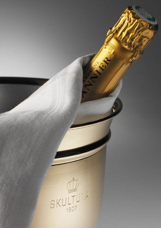 Champagne & Wine cooler - Brass — Skultuna 12