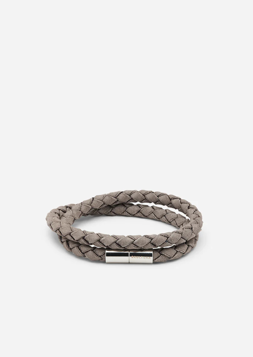 Bracelet Suede - Grey — Skultuna 1