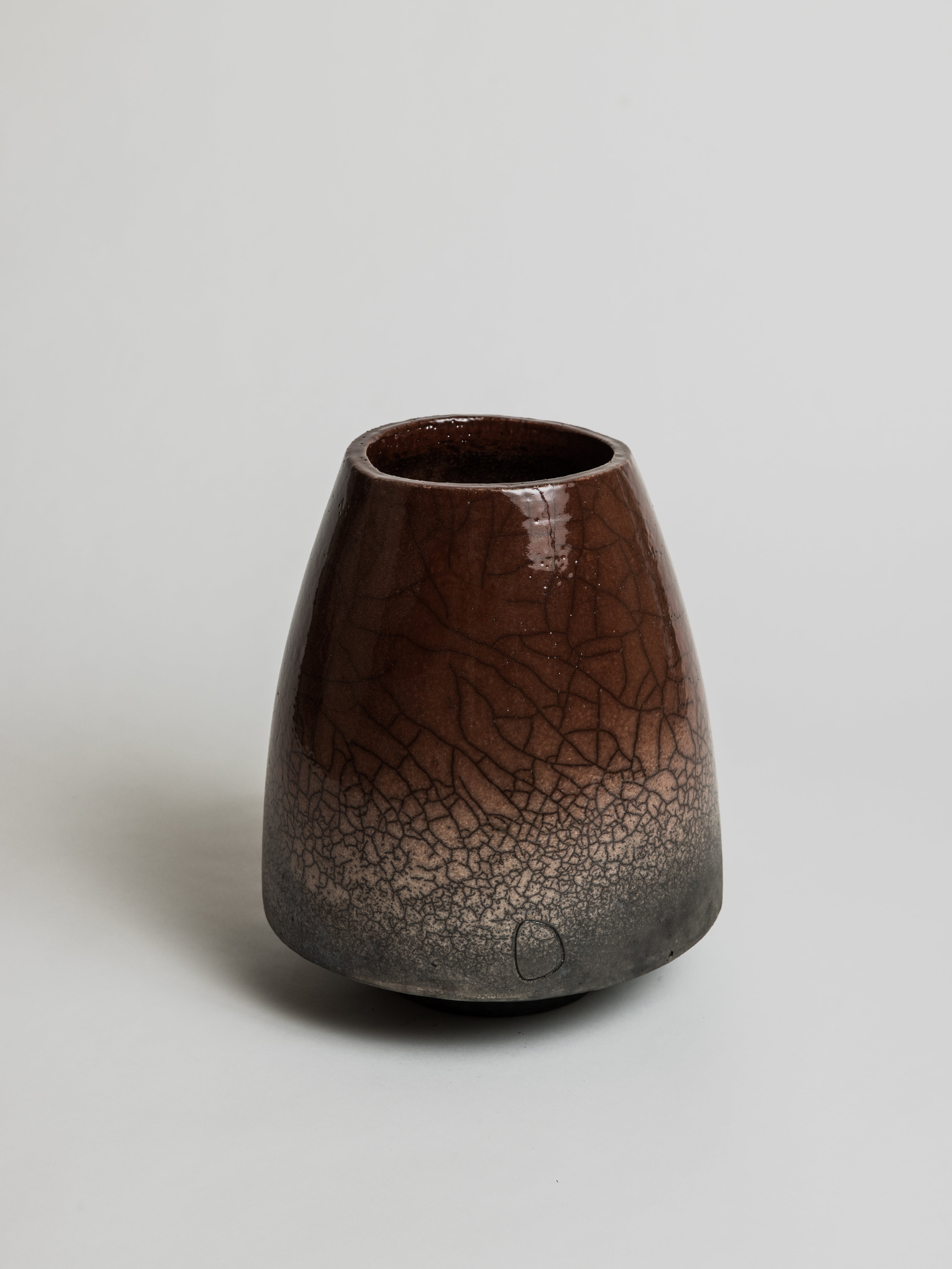 Caracas Raku Pot - Brick - Cigale &  Fourmi