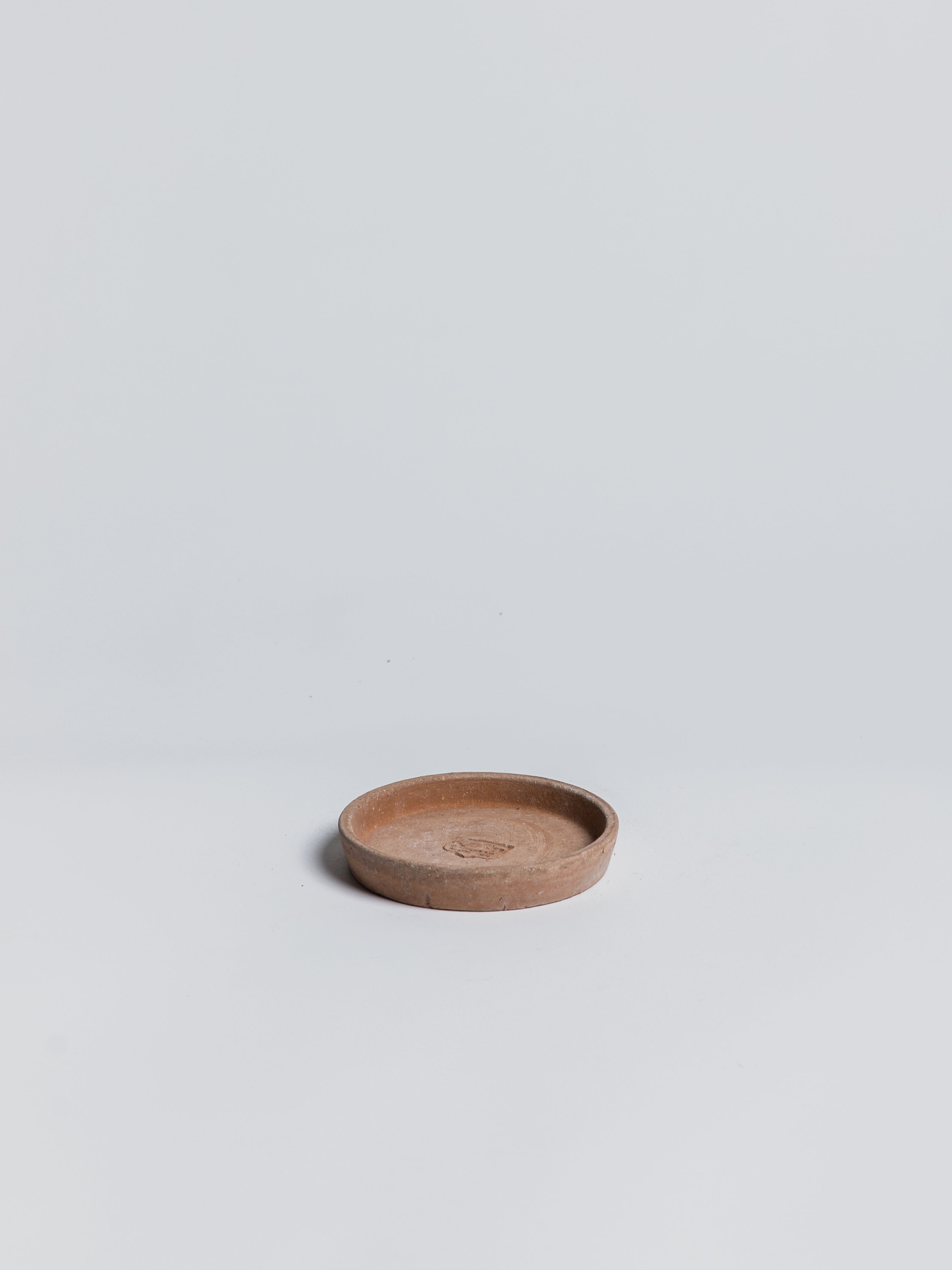 Saucer Liscio - Terracotta (without rim) - Cigale &  Fourmi