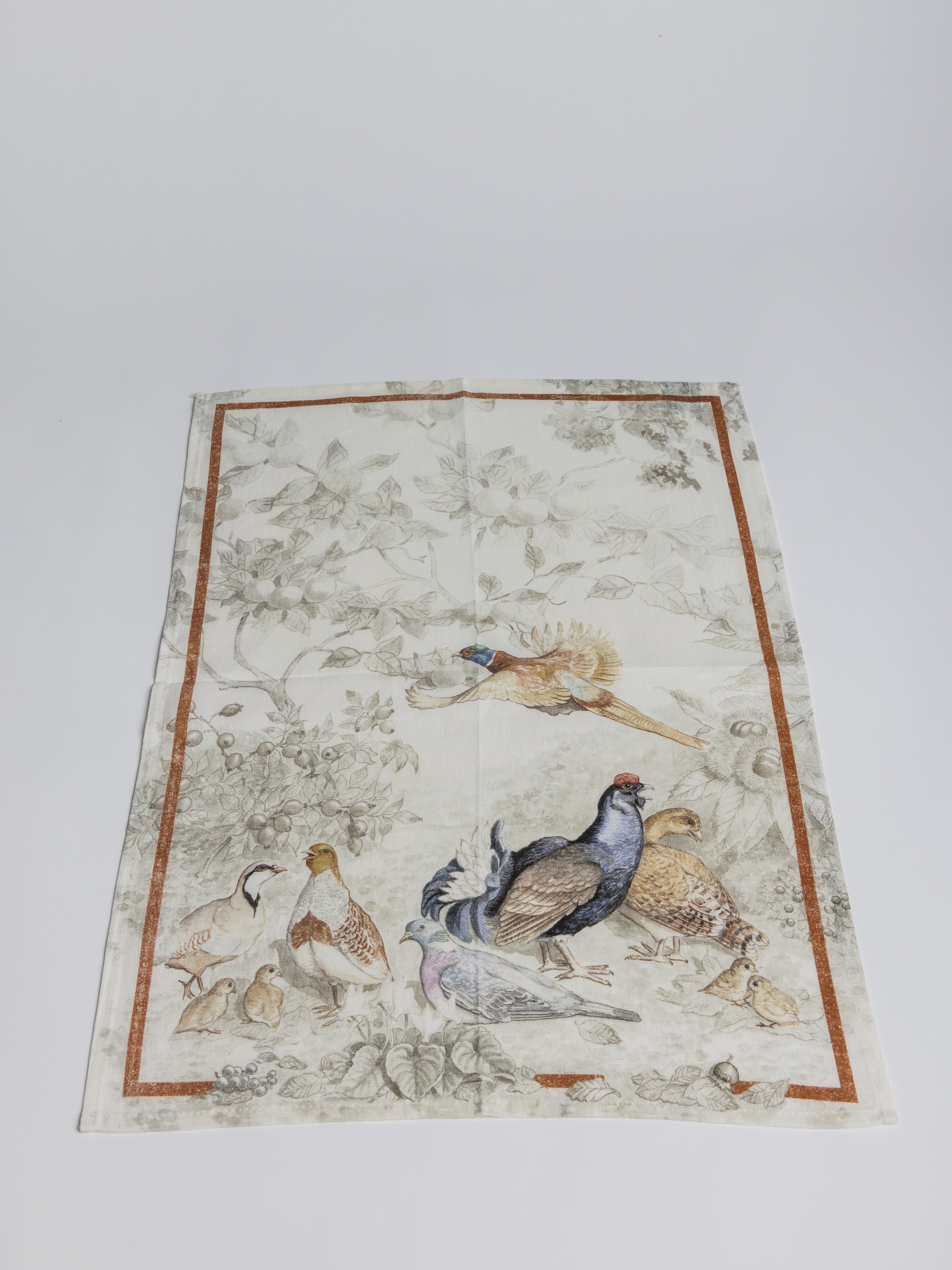 Kitchen Towel - Norma Cedrone / Fowl - Cigale &  Fourmi