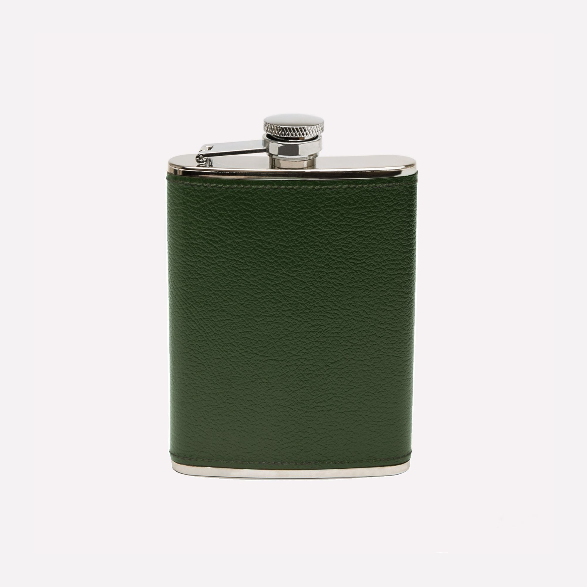 Capra 6oz Hip Flask in Forest Green