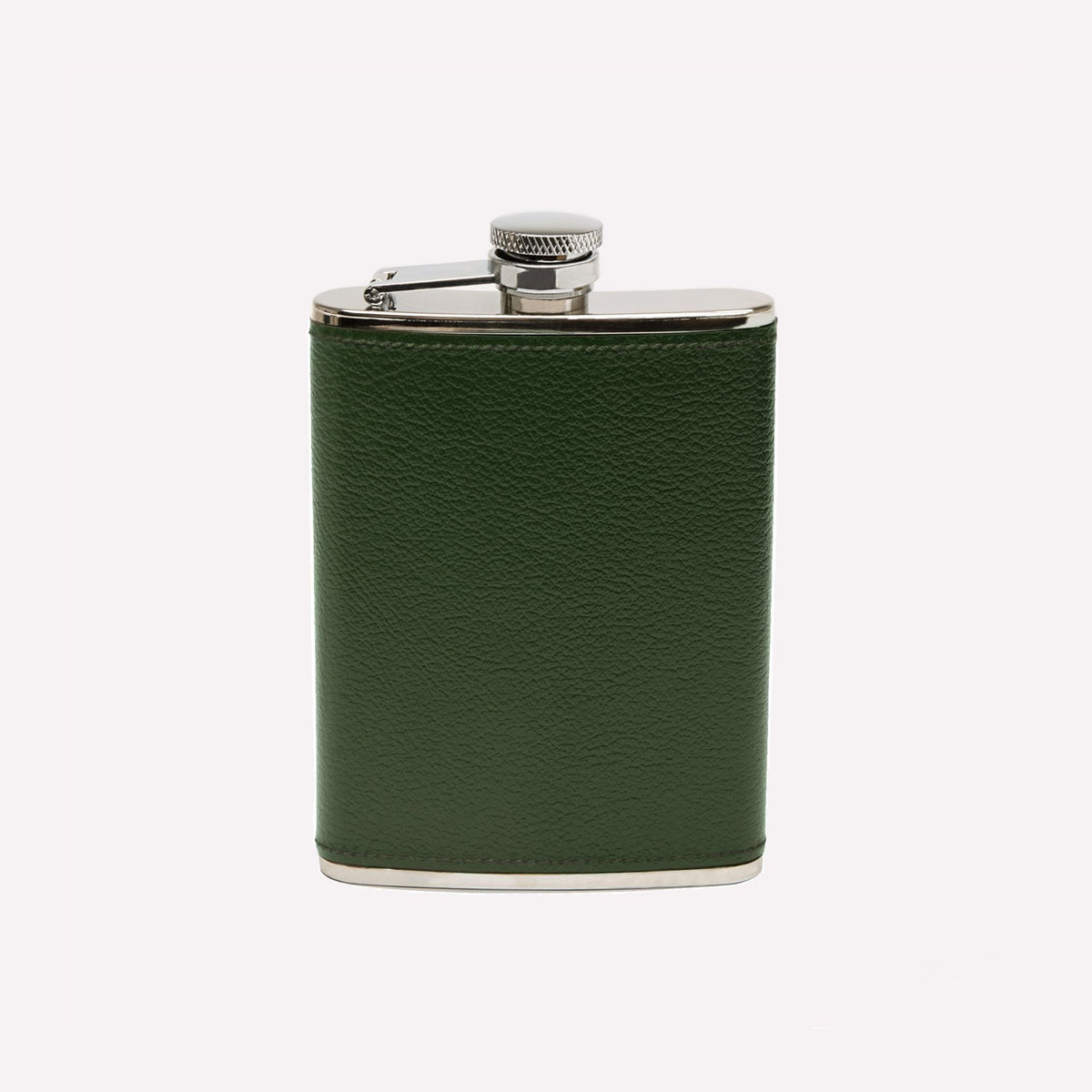 Capra 6oz Hip Flask in Forest Green