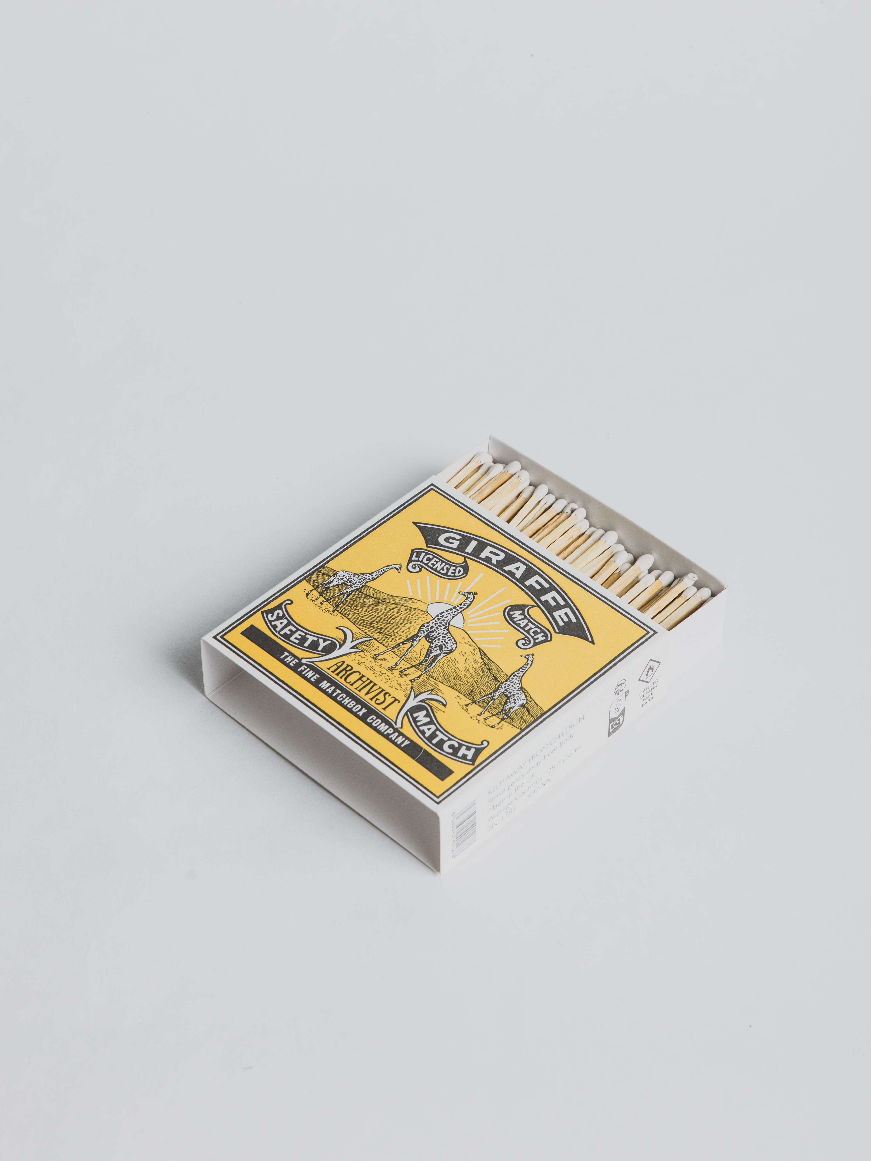 Luxury Matches - Giraffe - Cigale &  Fourmi