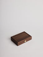 Domino Set in Dark brown Wooden Case - Cigale &  Fourmi