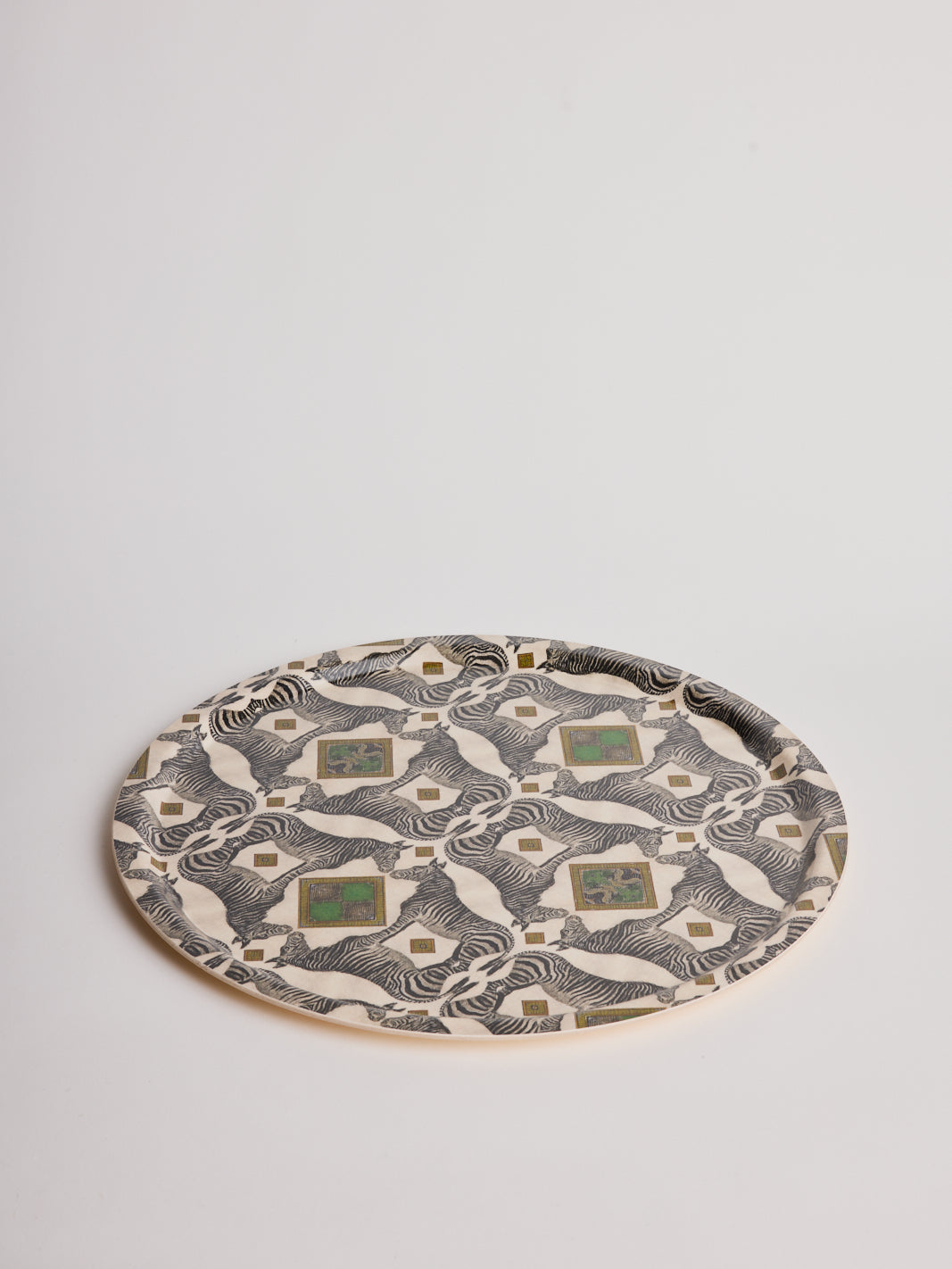 Tray - Zebra Round - Cigale &  Fourmi