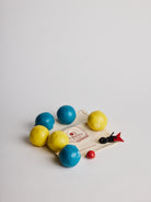 Petanque - Bleu Ciel/Jaune - Cigale &  Fourmi