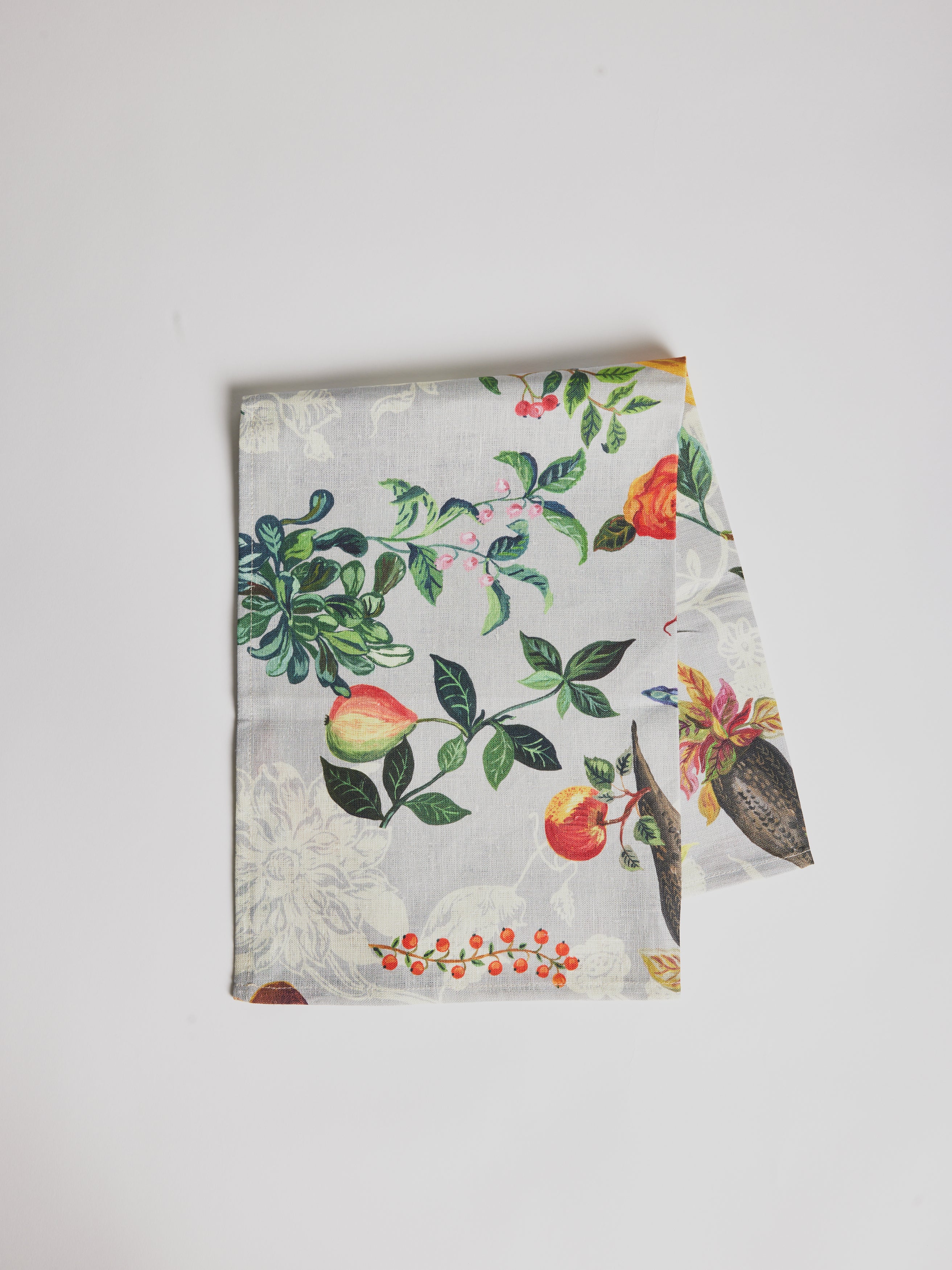Tablecloth - Veggies/ light grey - Cigale &  Fourmi