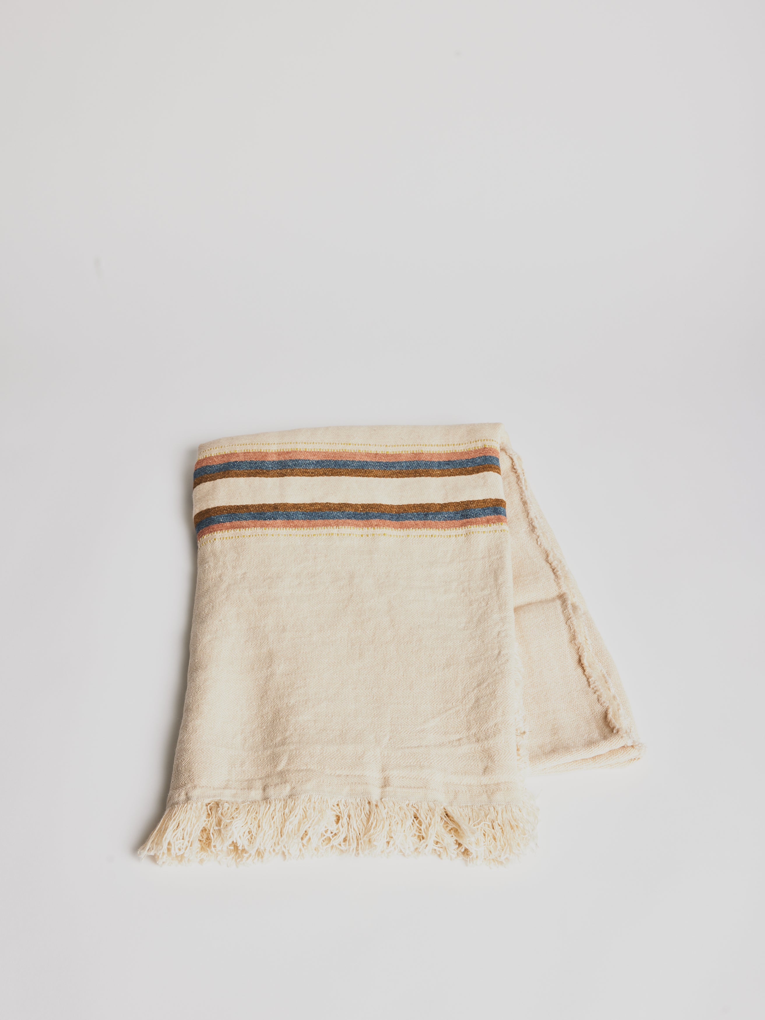 Belgian Linen Towel Fouta - Harlan Stripe - Cigale &amp;  Fourmi