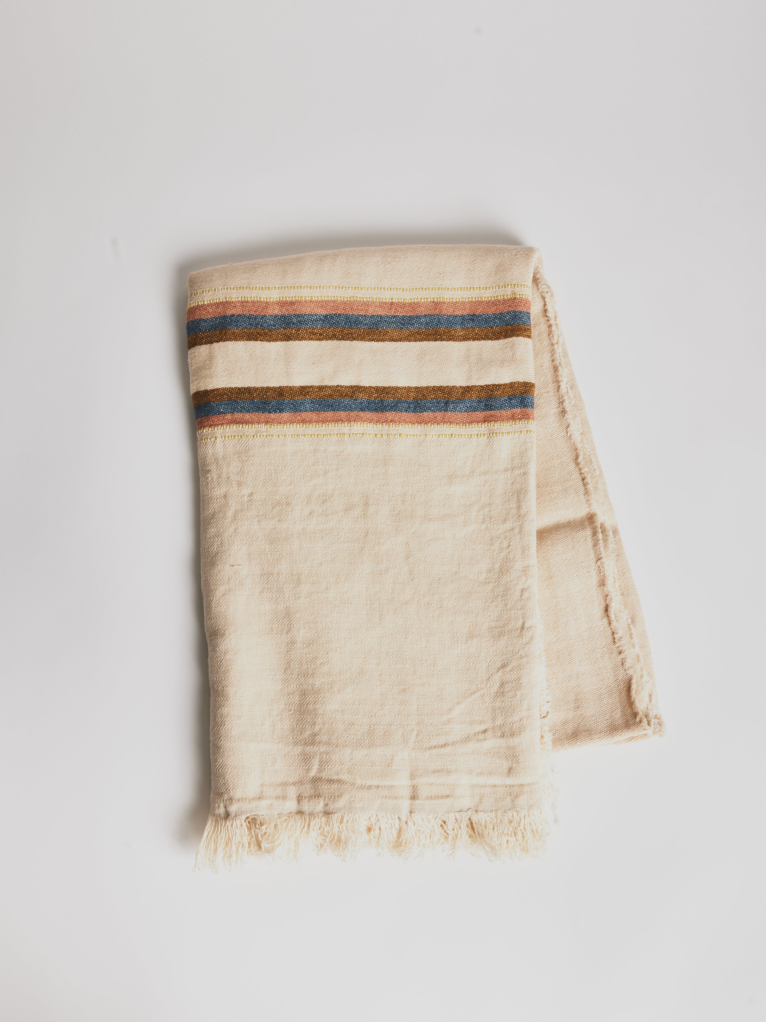 Belgian Linen Towel Fouta - Harlan Stripe - Cigale &amp;  Fourmi