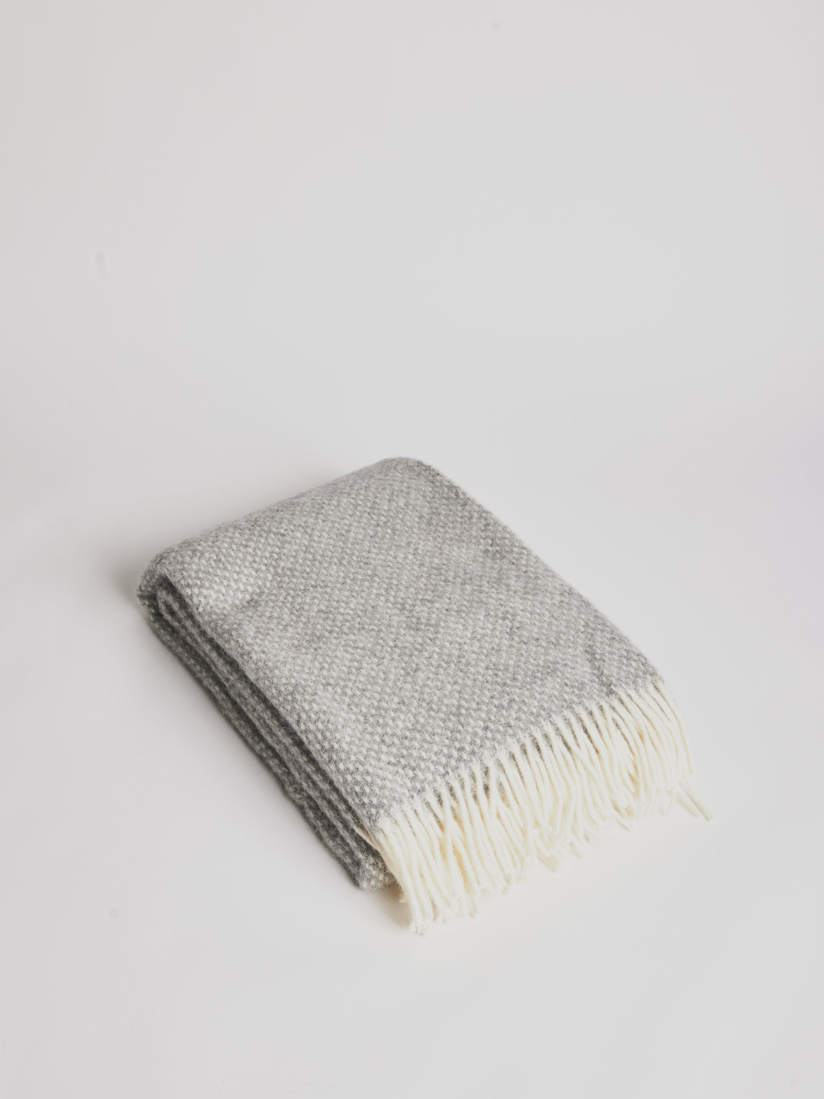 Woolen Blanket - Preppy Grey - Cigale &  Fourmi