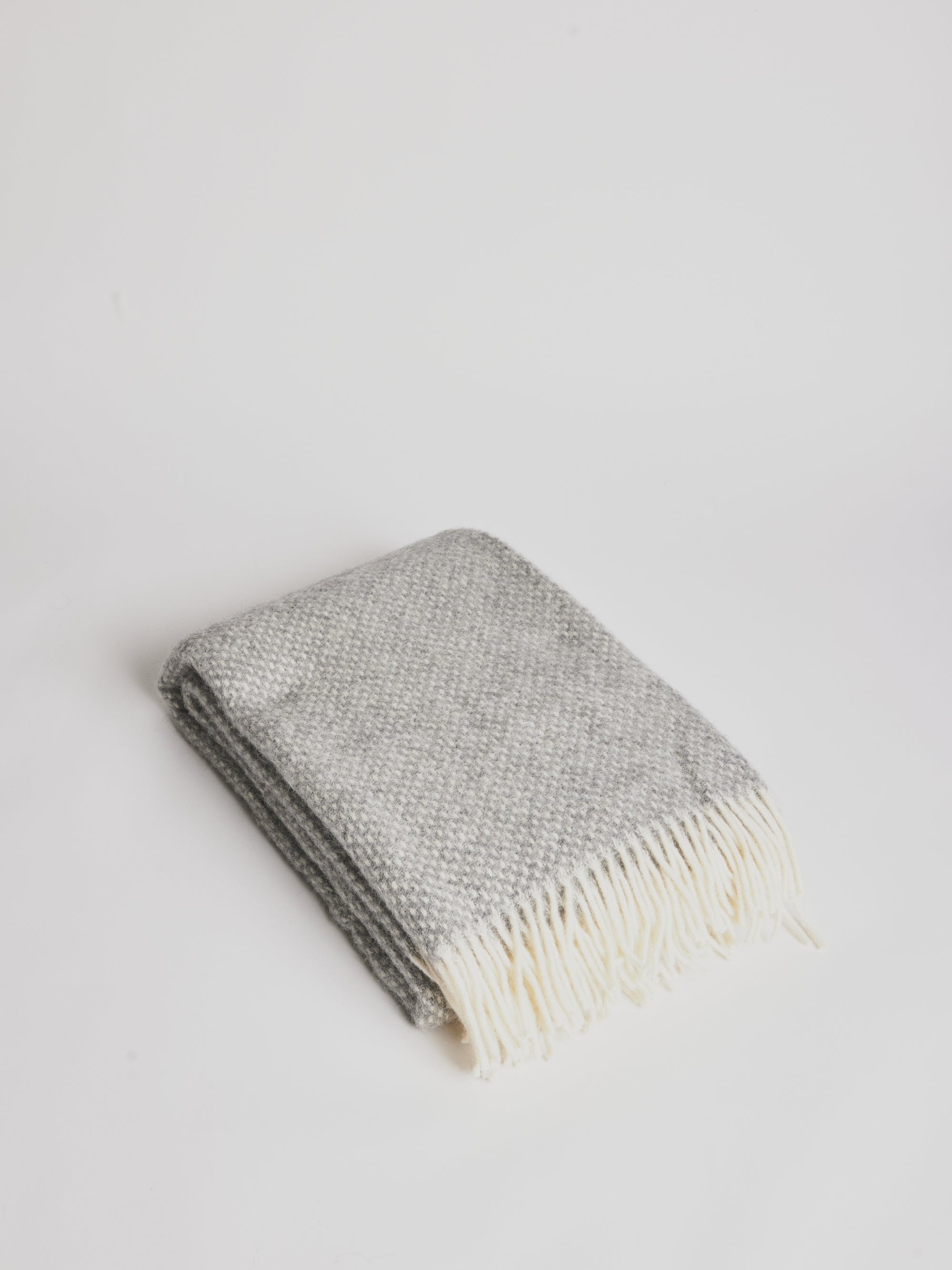 Woolen Blanket - Preppy Grey - Cigale &amp;  Fourmi