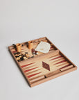 Backgammon - Oak & American Walnut - Cigale &  Fourmi