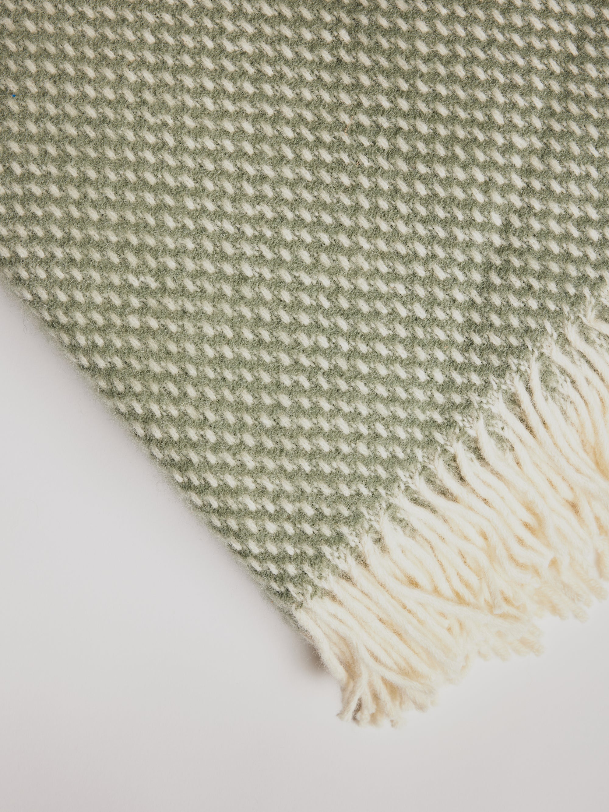 Woolen Blanket - Preppy Dusty Green - Cigale &amp;  Fourmi