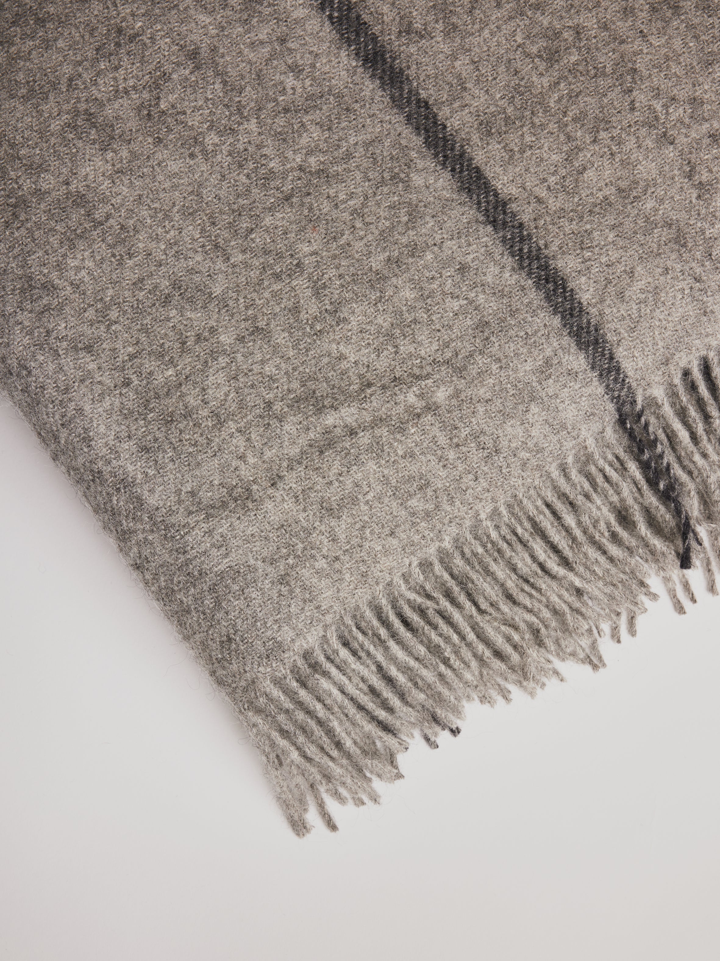 Mando Blanket / Throw - Medium Grey - Cigale &  Fourmi