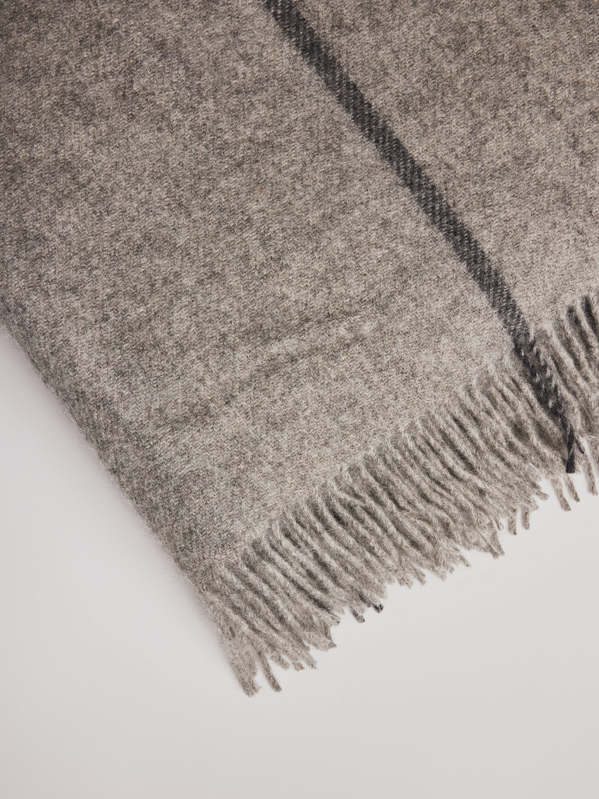Mando Blanket / Throw - Medium Grey - Cigale &amp;  Fourmi