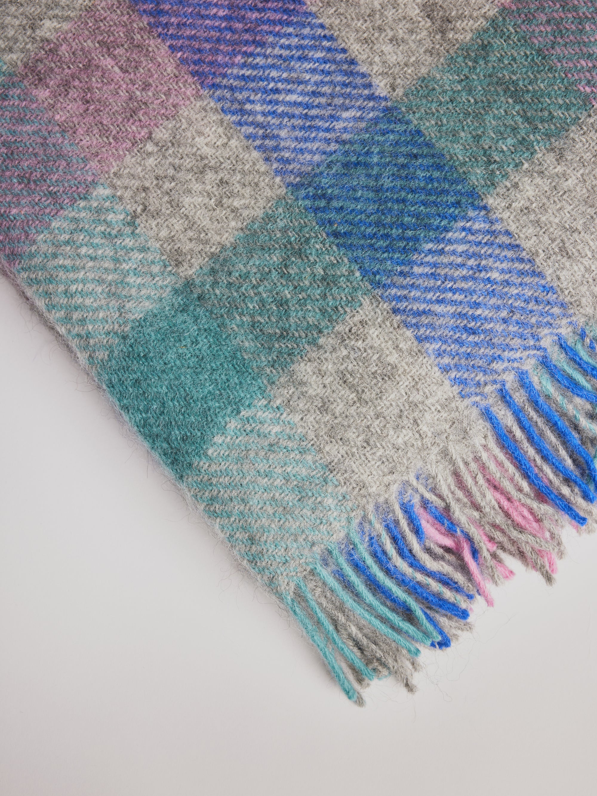 Woolen Blanket - Gotland Multi Pastel - Cigale &amp;  Fourmi