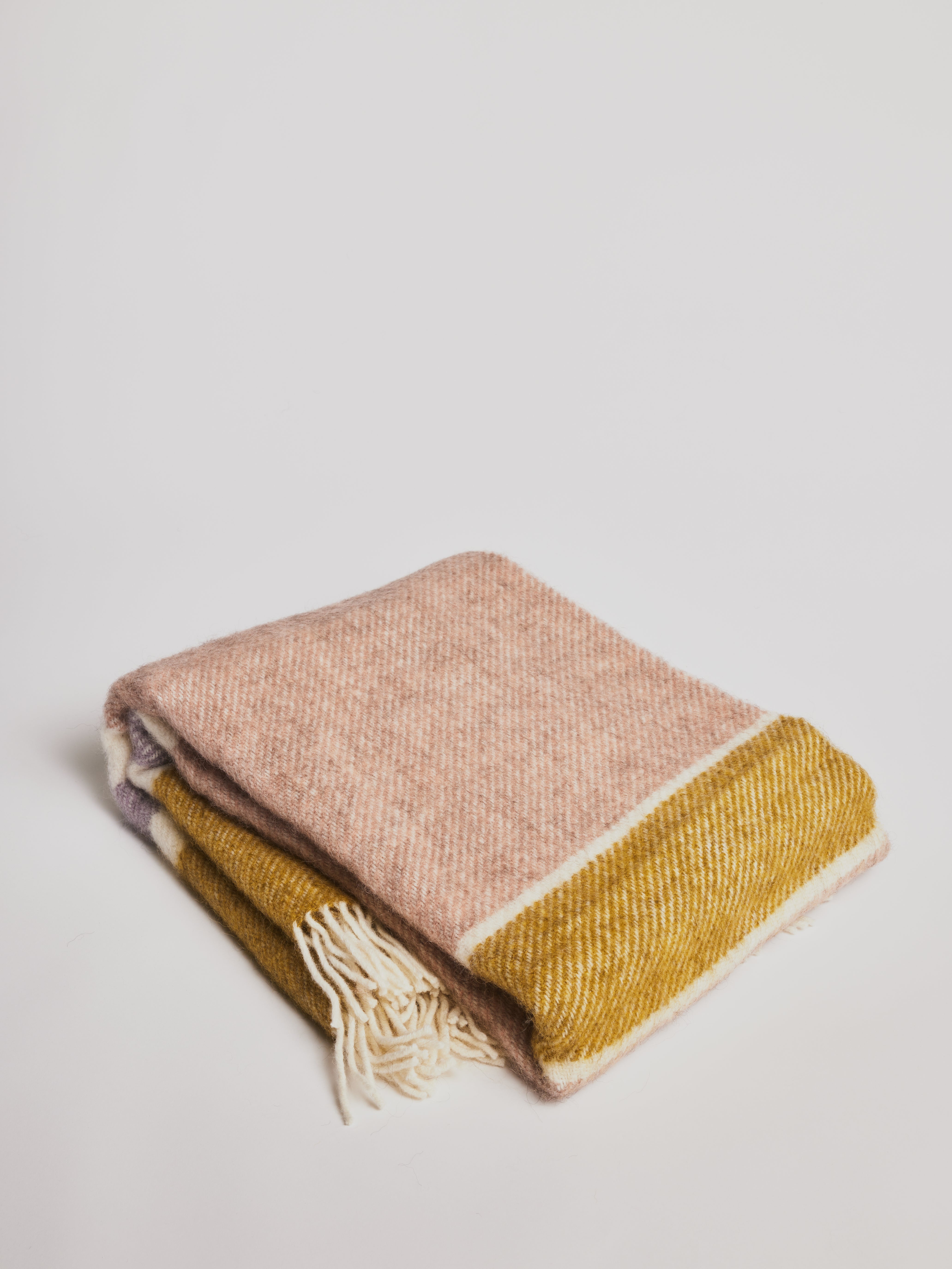 Woolen Blanket - Gotland Stripe Pastell - Cigale &  Fourmi
