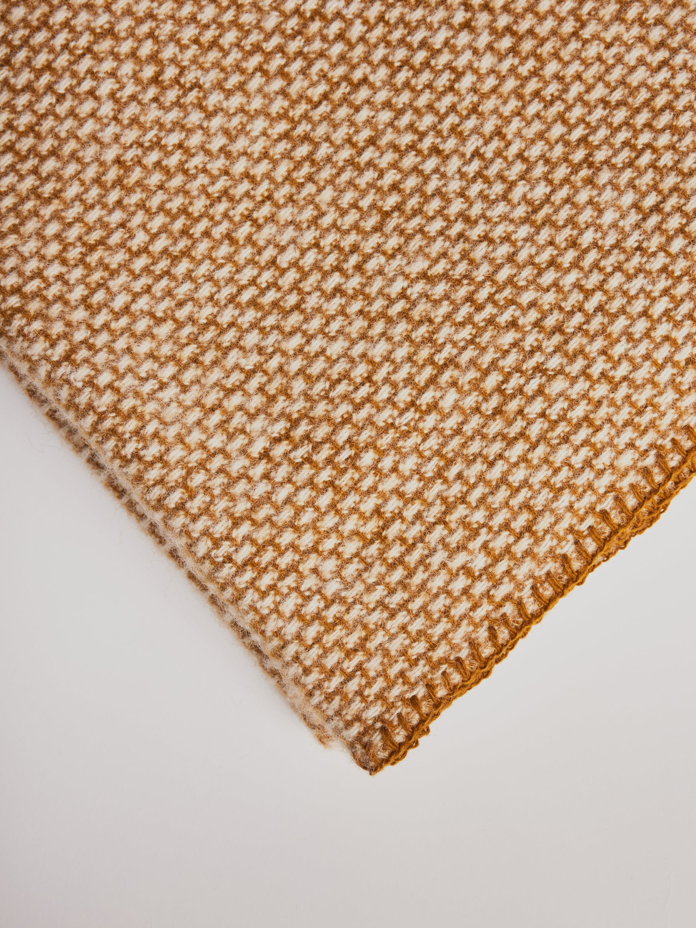 Woolen Blanket - Domino Crème Caramel - Cigale &  Fourmi