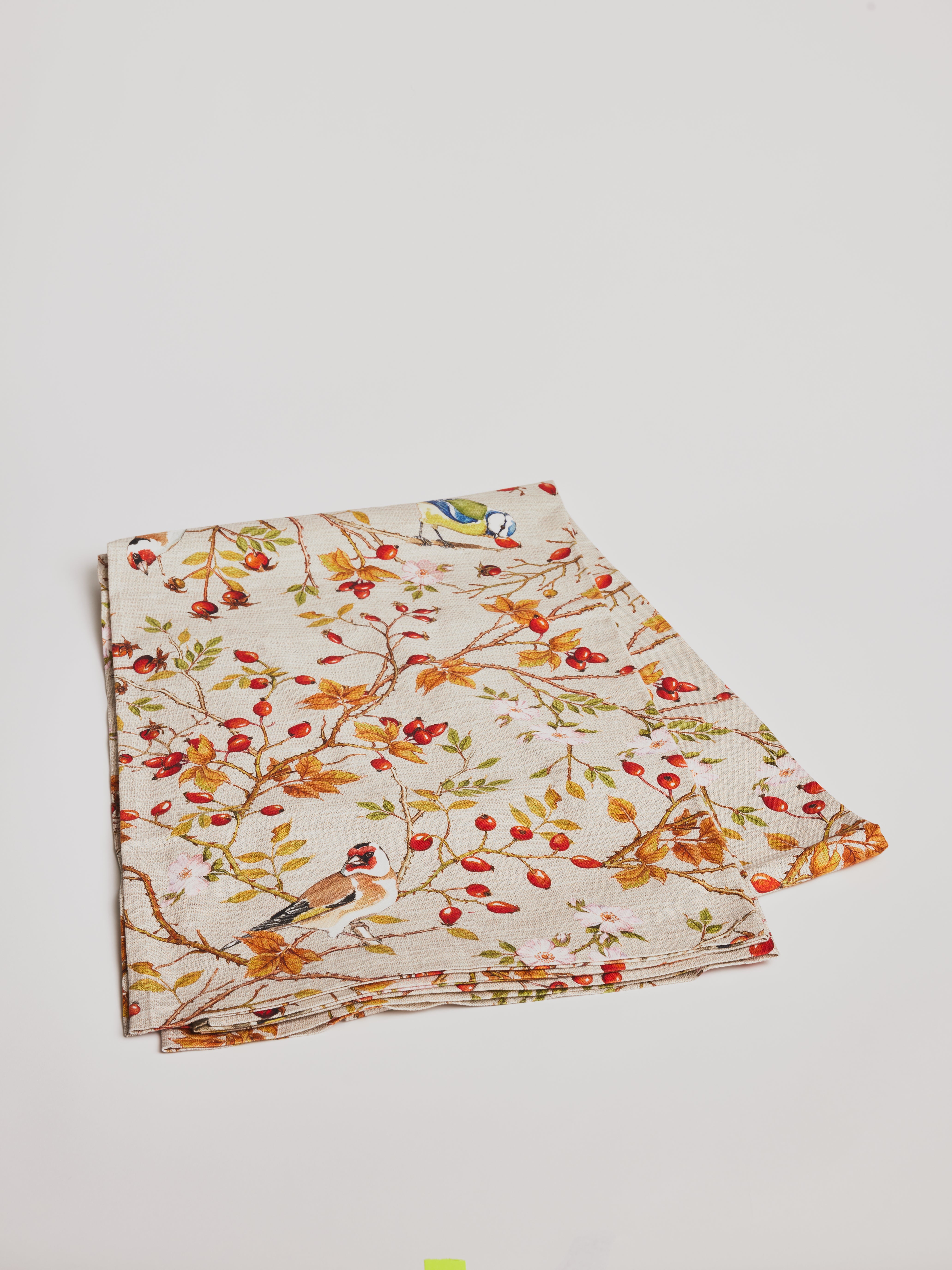 Tablecloth - Cardellino Gray - Cigale &  Fourmi