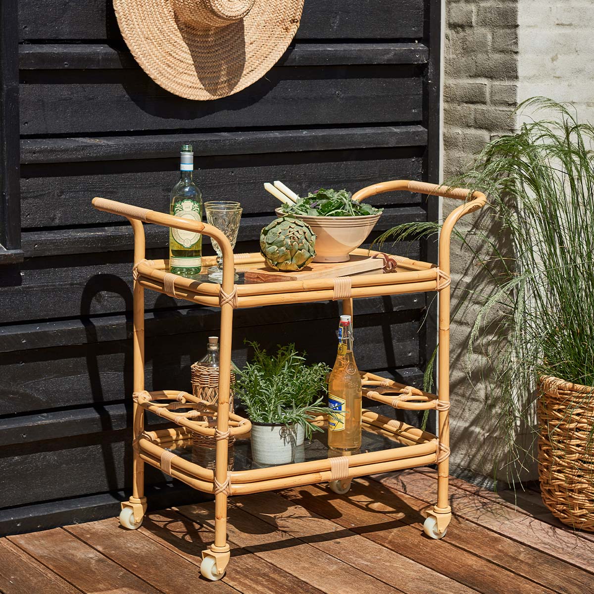 Carlo Bar Trolley Outdoor - Cigale &  Fourmi