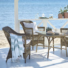 Charlot Outdoor Chair with White Cushion - Cigale &  Fourmi