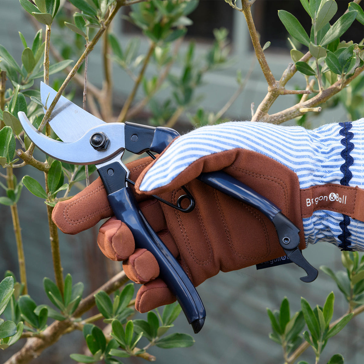 Gardening Glove - Blue Stripe