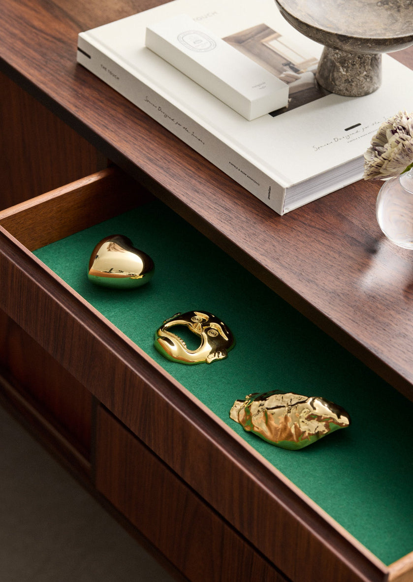 Oyster Shell Bottle Opener - Brass — Skultuna 7