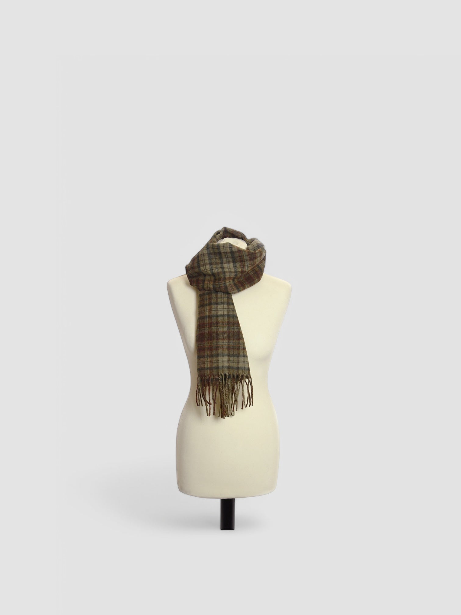 Scarf - Country Check Olive