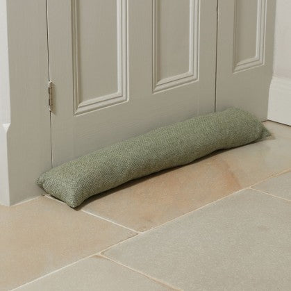 Draught Excluder - Tweed Herringbone Olive