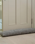 Draught Excluder - Fishbone Slate Grey