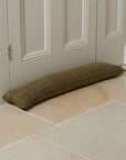 Draught Excluder - Tweed Green and Yellow Check