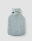 Hot Water Bottle - New Wool Fishbone Duck Egg