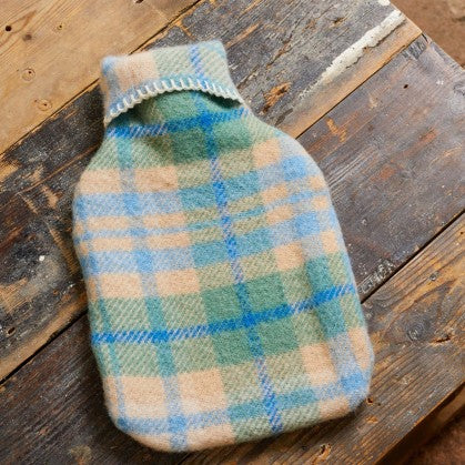 Hot Water Bottle - New Wool Cottage Blue/Green