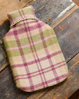 Hot Water Bottle - New Wool Cottage Pink/Green