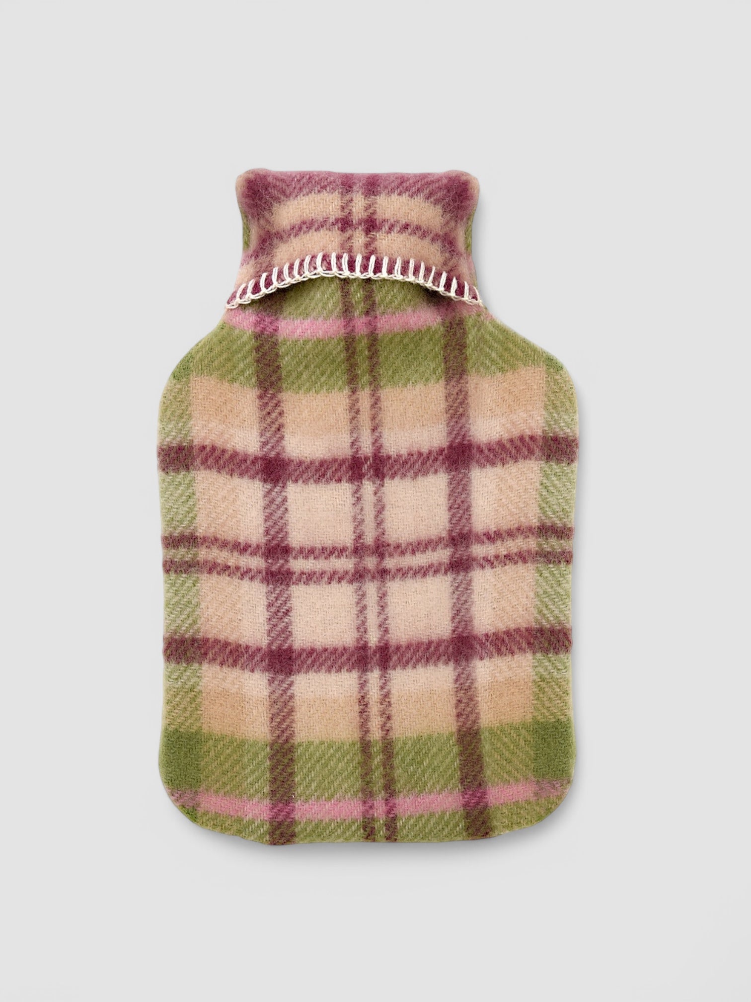 Hot Water Bottle - New Wool Cottage Pink/Green