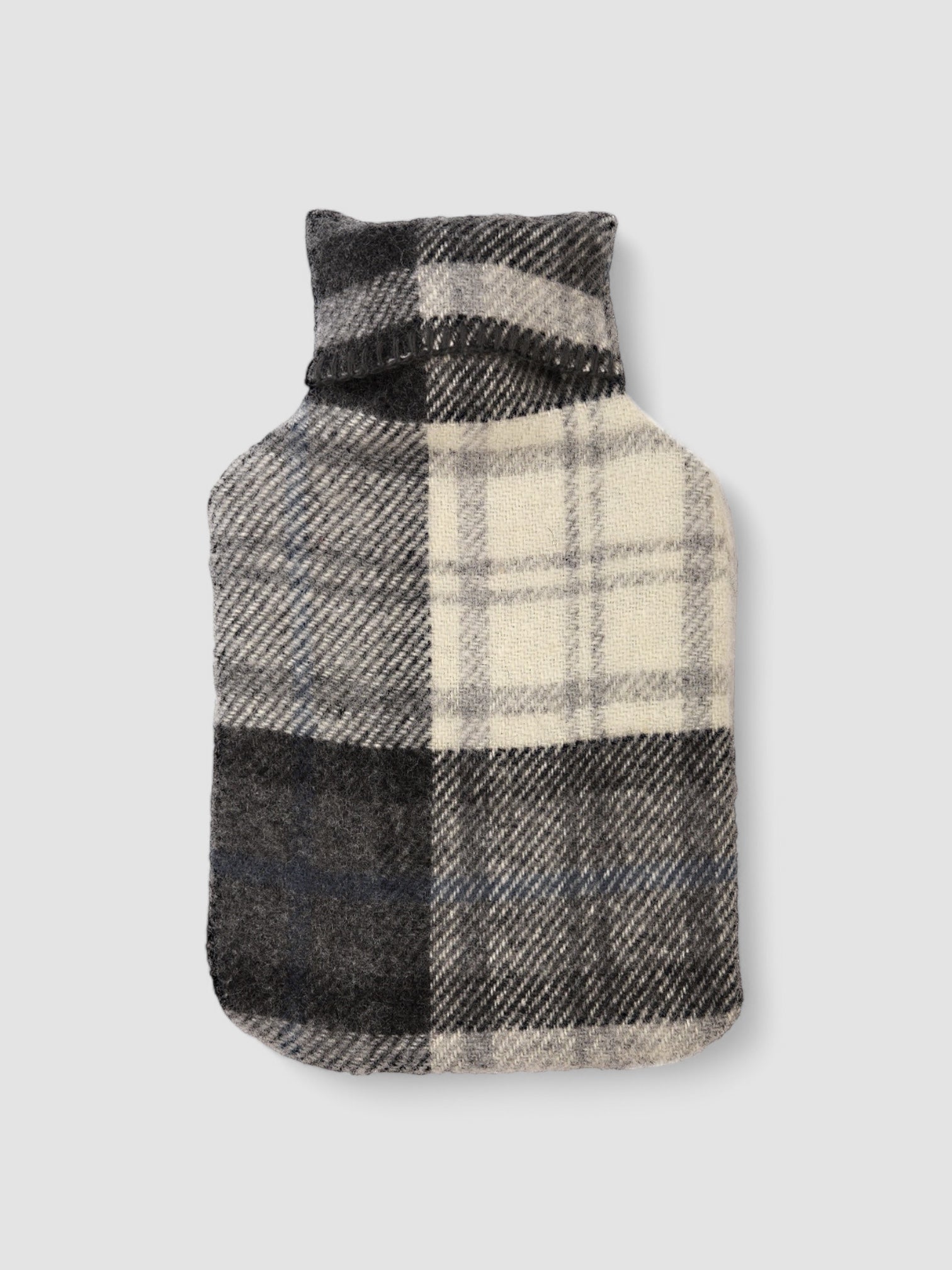 Hot Water Bottle - New Wool Cottage Grey/White