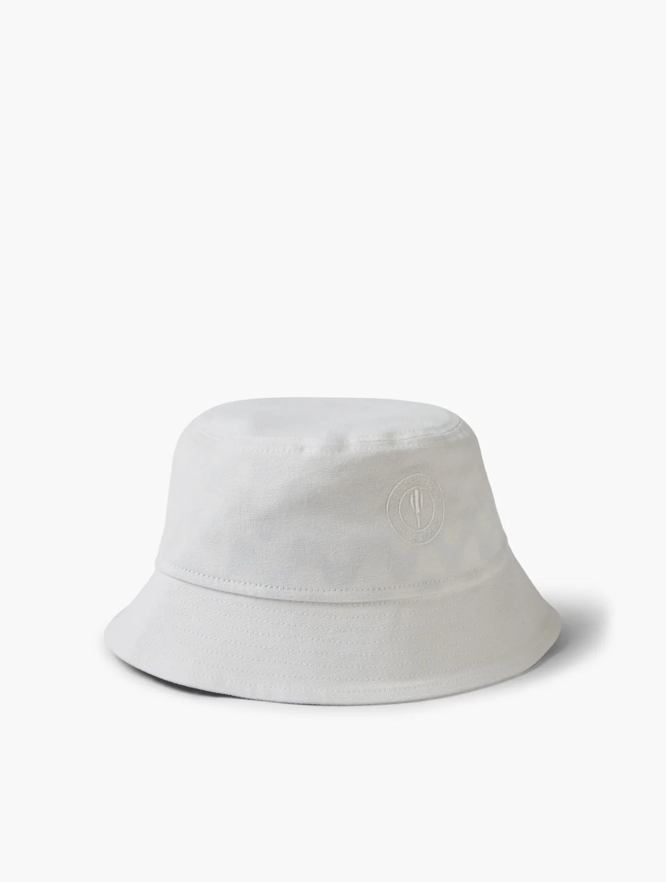 Leonardo Cotton Bucket Hat - White - Cigale &amp;  Fourmi
