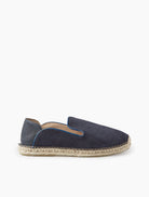 Helio Suede Espadrilles - Navy Blue - Cigale &  Fourmi