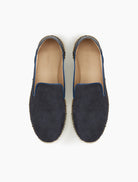 Helio Suede Espadrilles - Navy Blue - Cigale &  Fourmi