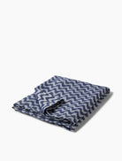 Linen Beach Towel - Jacquard Copacabana Navy Blue - Cigale &  Fourmi