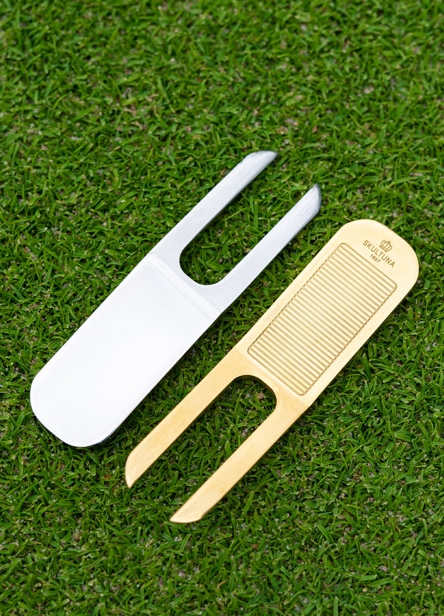 Golf Divot Tool - Gold Plated - Cigale &  Fourmi