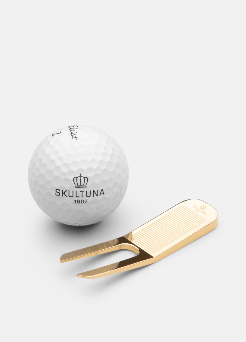Golf Divot Tool - Gold Plated - Cigale &  Fourmi